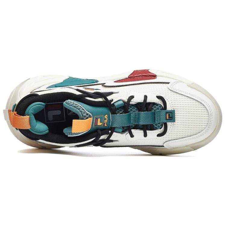 Shop (W) FILA SWARM 低帮漩涡运动鞋 红/白/绿 F12W034124FSG