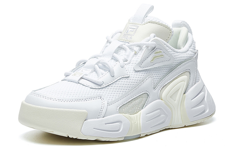 Order (W) FILA SWARM低帮白色旋纹运动鞋 F12W021213FWT