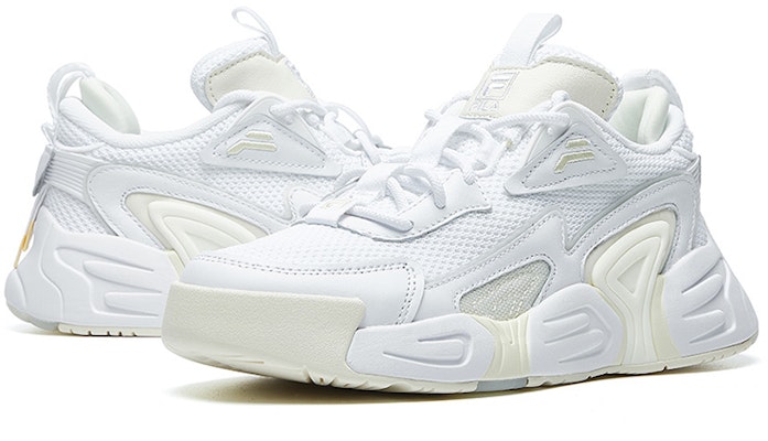 (W) FILA SWARM低帮白色旋纹运动鞋 F12W021213FWT Shop (W) FILA SWARM低帮白色旋纹运动鞋 F12W021213FWT