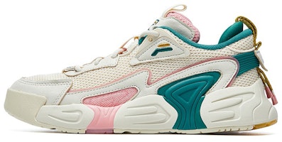 (Women) FILA Swarm Swirl Low- Beige/ 'Pink' F12W021213FAF (Women) FILA Swarm Swirl Low- Beige/ 'Pink' F12W021213FAF