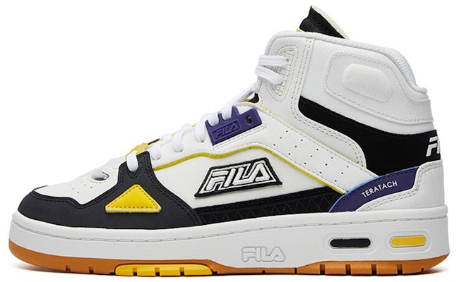(W) FILA Teratach Tinggi Putih/Hitam/Kuning F12W111211FBB Buy (W) FILA Teratach Tinggi Putih/Hitam/Kuning F12W111211FBB