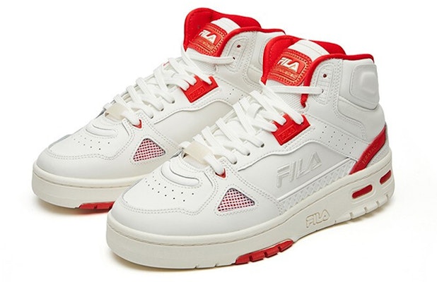 (W) FILA Teratach High Top Putih/Merah F12W111211FWR Lookbook (W) FILA Teratach High Top Putih/Merah F12W111211FWR