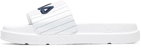 (Women) FILA Thick Sole Beach White Slippers F12W024610FWT (Women) FILA Thick Sole Beach White Slippers F12W024610FWT