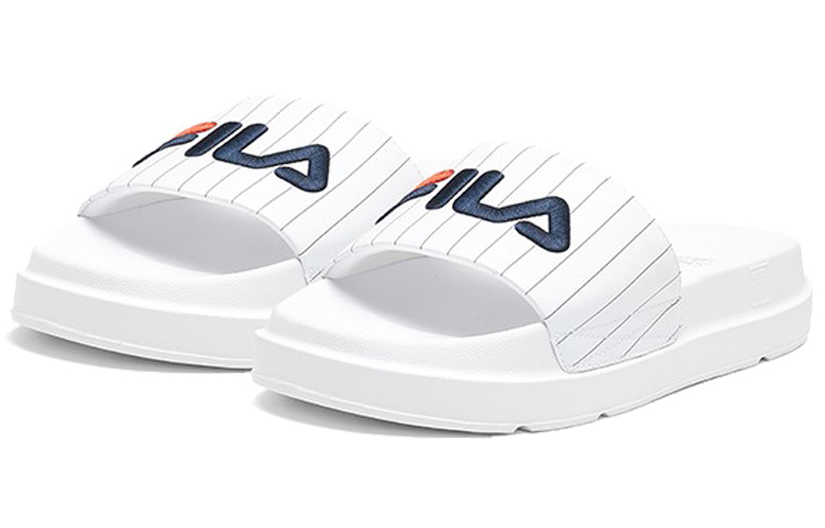 Order (W) FILA Dikke Zool Strand Witte Slippers F12W024610FWT