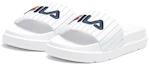 Order (W) FILA Dikke Zool Strand Witte Slippers F12W024610FWT
