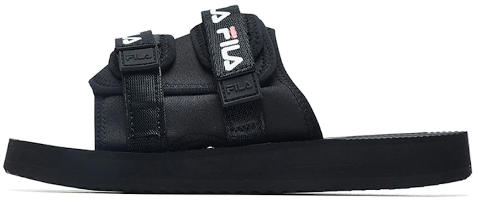 (W) FILA Dikke Zool Klittenband Zwarte Slippers F62W024502FBK Buy (W) FILA Dikke Zool Klittenband Zwarte Slippers F62W024502FBK