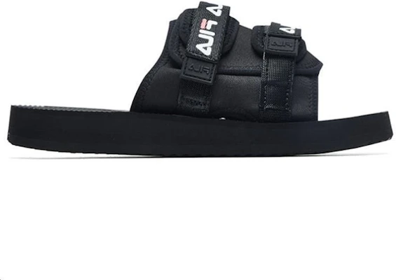 (W) FILA Dikke Zool Klittenband Zwarte Slippers F62W024502FBK Order (W) FILA Dikke Zool Klittenband Zwarte Slippers F62W024502FBK