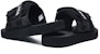(W) FILA Selipar Hitam Tapak Tebal Velcro F62W024502FBK
