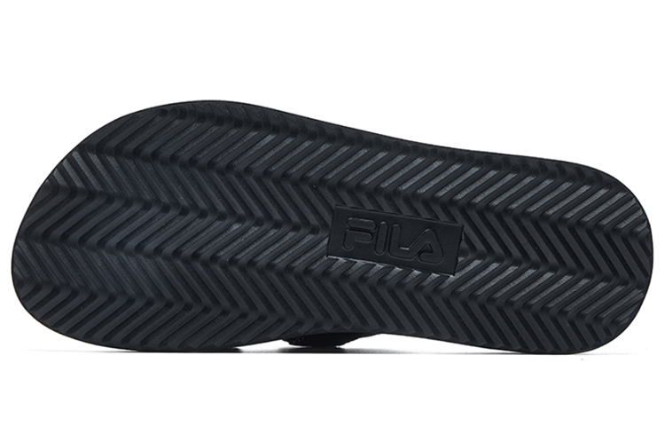 Purchase (W) FILA Dikke Zool Klittenband Zwarte Slippers F62W024502FBK