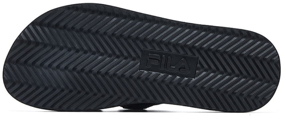 (Women) FILA Thick Sole Velcro Black Slippers F62W024502FBK Purchase (Women) FILA Thick Sole Velcro Black Slippers F62W024502FBK