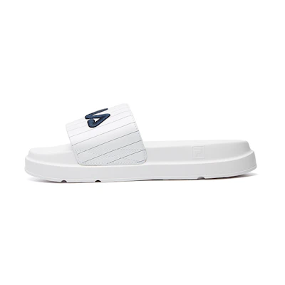 (W) FILA Thick Sole White Slippers