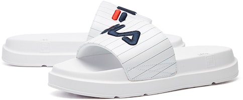 Fila 斐樂 厚底運動拖鞋 女款 白 Shop Fila 斐樂 厚底運動拖鞋 女款 白