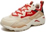 Order (W) Kasut Lari FILA Tracer Beige/Merah F12W111127FAF