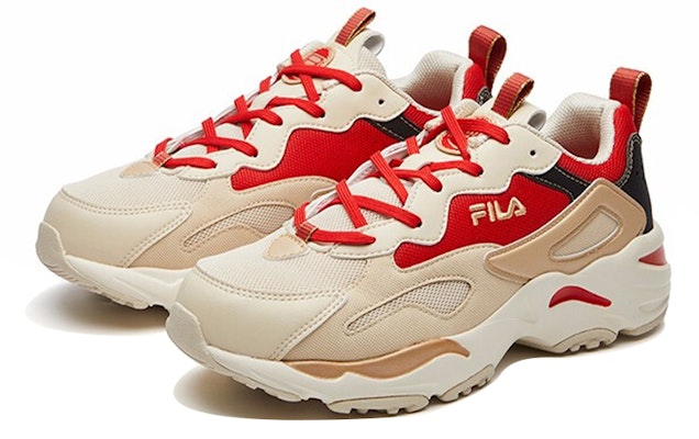 (W) Zapatillas de Running FILA Tracer Beige/Rojo F12W111127FAF Lookbook (W) Zapatillas de Running FILA Tracer Beige/Rojo F12W111127FAF