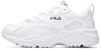 (W) FILA Tracer Kasut Rendah Tahan Lasak Kasual Putih F12W021111FWT