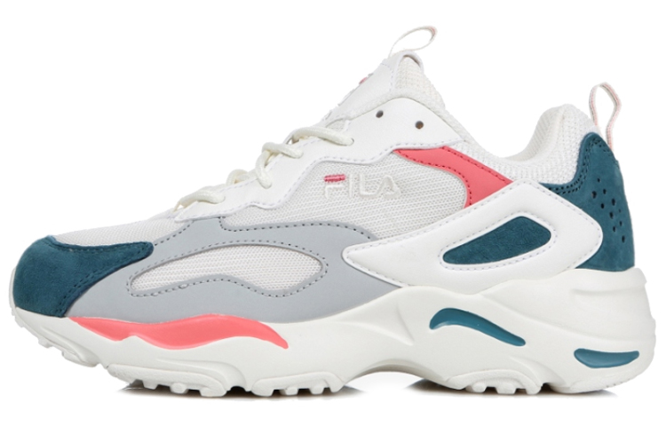 (Women) FILA Tracer Retro Running Shoes Grey/Blue/White 1IM00003_145
