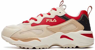(Women) FILA Tracer Running Shoes Beige/Red F12W111127FAF (Women) FILA Tracer Running Shoes Beige/Red F12W111127FAF