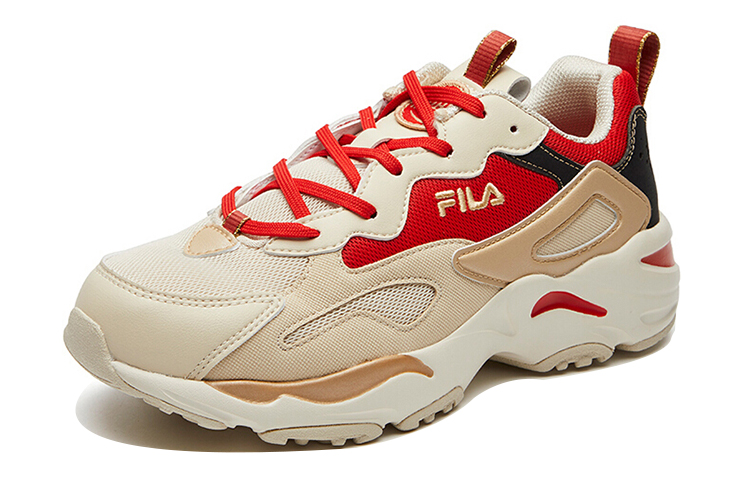 Order (W) Zapatillas de Running FILA Tracer Beige/Rojo F12W111127FAF