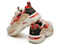 Shop (W) Zapatillas de Running FILA Tracer Beige/Rojo F12W111127FAF