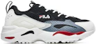 Order (W) FILA Tracer Scarpe da Corsa Nero/Bianco/Blu T12W021106FBS