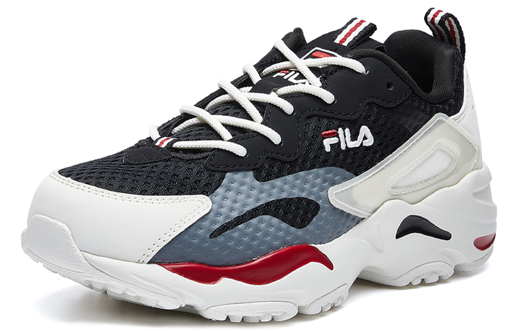 (W) FILA Tracer Running Shoes Black/White/Blue 圖 3