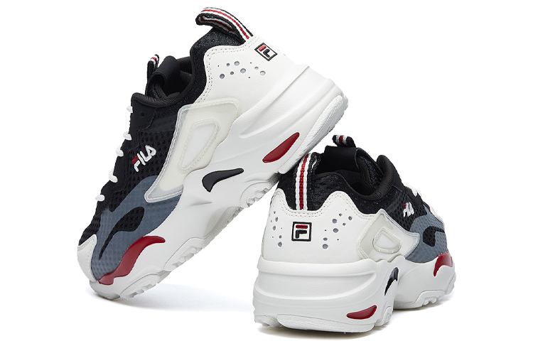 (W) FILA Tracer Running Shoes Black/White/Blue 圖 4