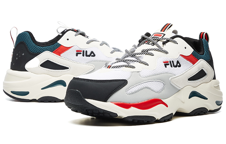 Lookbook 斐樂 Tracer 潮流百搭 厚底休閒老爹鞋 女款 火紅