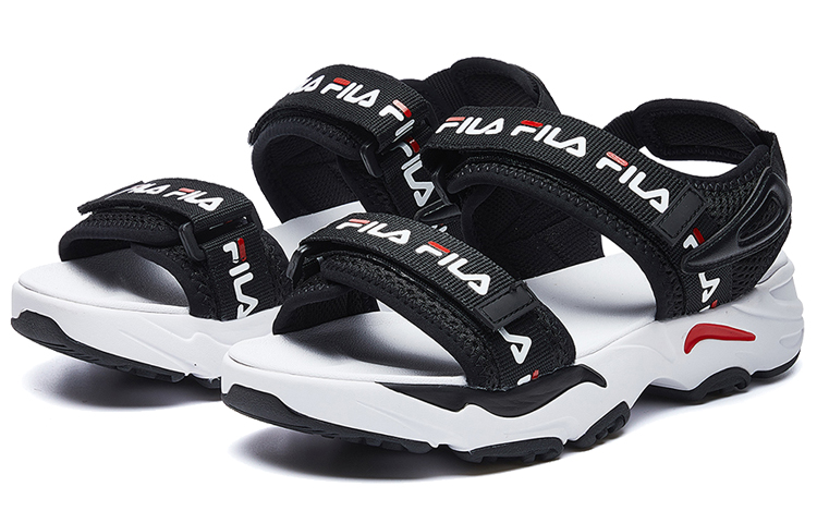 (W) FILA TRACER SANDAL Black/white 圖 2