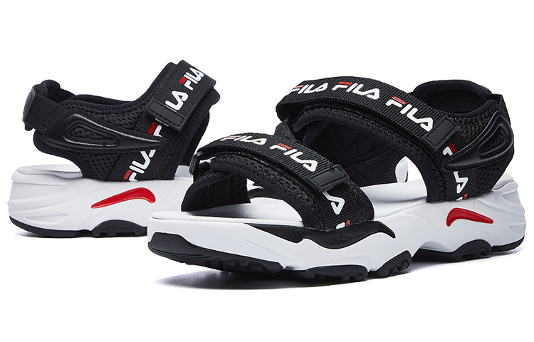 (W) FILA TRACER SANDAL Black/white 圖 3