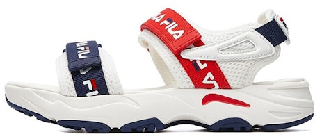 (Women) FILA Tracer Sports Sandals For White/Red F12W024529FGR (Women) FILA Tracer Sports Sandals For White/Red F12W024529FGR