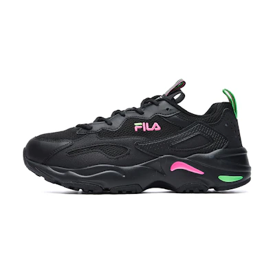 (W) FILA TRACER vintage Black/pink/green