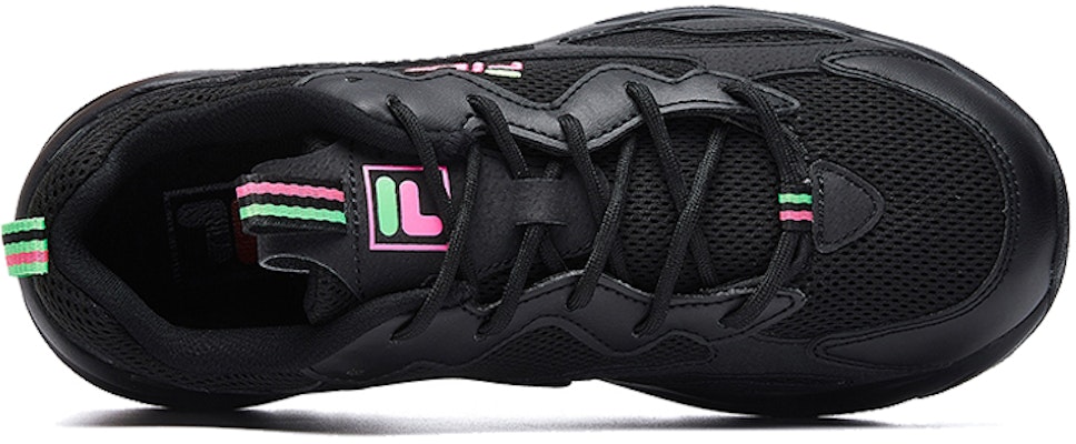 (W) FILA TRACER vintaj Hitam/Merah Jambu/Hijau F12W021116FBK Shop (W) FILA TRACER vintaj Hitam/Merah Jambu/Hijau F12W021116FBK