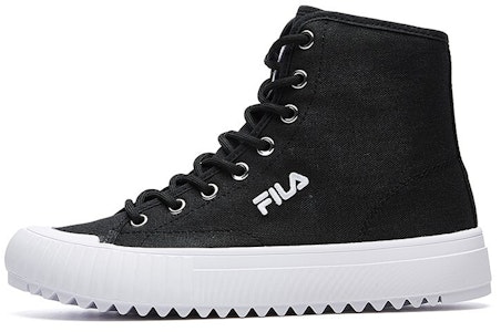 Fila 斐樂 Trail 高筒帆布鞋 女款 黑白 Buy Fila 斐樂 Trail 高筒帆布鞋 女款 黑白
