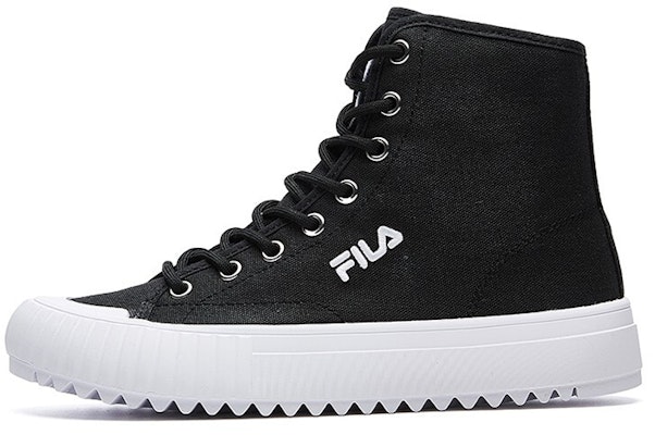 (Women) FILA Trail High-Top Canvas 'Black and White' F52W921303FBK Buy (Women) FILA Trail High-Top Canvas 'Black and White' F52W921303FBK
