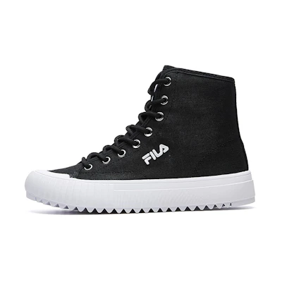 (W) FILA Trail High-Top Canvas 'Black and White'