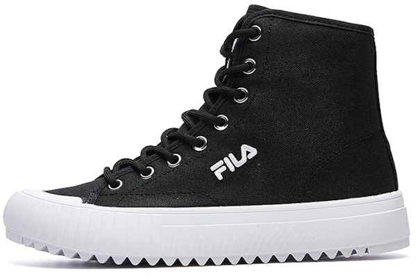 (W) FILA Trail High-Top Kanvas 'Hitam dan Putih' F52W921303FBK Buy (W) FILA Trail High-Top Kanvas 'Hitam dan Putih' F52W921303FBK