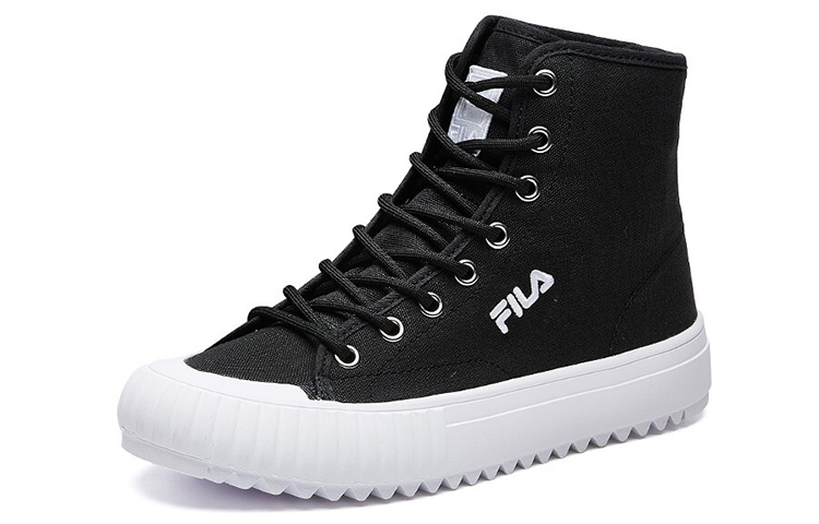 Order (W) FILA Trail High-Top Canvas 'Hitam dan Putih' F52W921303FBK