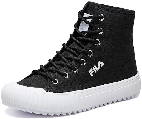 (W) FILA Trail High-Top Kanvas 'Hitam dan Putih' F52W921303FBK Order (W) FILA Trail High-Top Kanvas 'Hitam dan Putih' F52W921303FBK