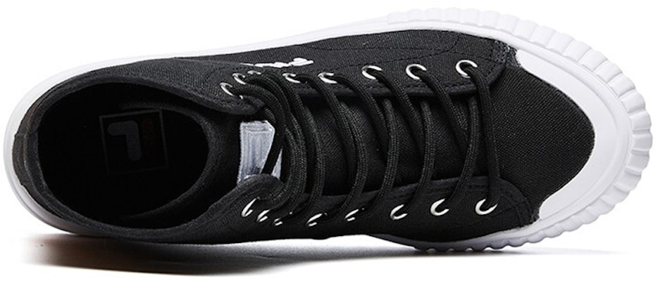 (Women) FILA Trail High-Top Canvas 'Black and White' F52W921303FBK Lookbook (Women) FILA Trail High-Top Canvas 'Black and White' F52W921303FBK