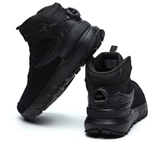 FILA 斐乐 緩震戶外專業 防滑 高筒 跑步鞋 女款 黑色 Shop FILA 斐乐 緩震戶外專業 防滑 高筒 跑步鞋 女款 黑色