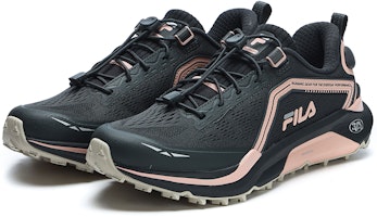 FILA斐樂 越野 防滑耐磨 低筒 跑步鞋 女款 粉黑 Order FILA斐樂 越野 防滑耐磨 低筒 跑步鞋 女款 粉黑
