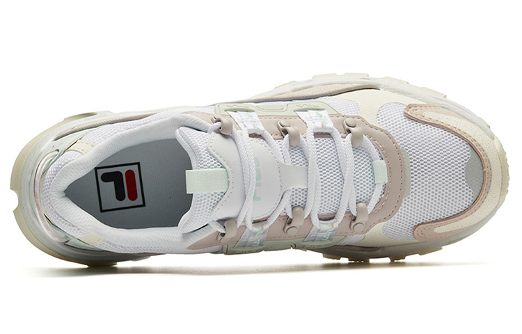 Lookbook (W) FILA TREK Sepatu Sneakers Beige/Putih/Pink F12W134155FWH