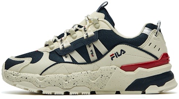 (Women) FILA TREK Stars Dad Shoes Beige/White/Blue F12W134155FWD (Women) FILA TREK Stars Dad Shoes Beige/White/Blue F12W134155FWD
