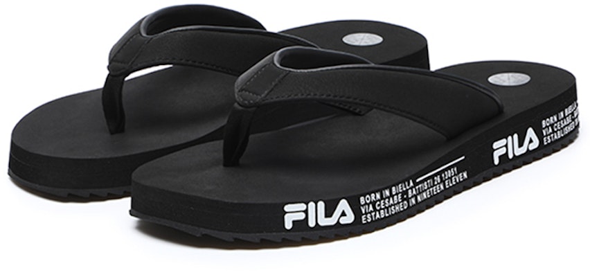 FILA 斐樂 Trevi 女款黑色沙灘人字拖鞋 Order FILA 斐樂 Trevi 女款黑色沙灘人字拖鞋