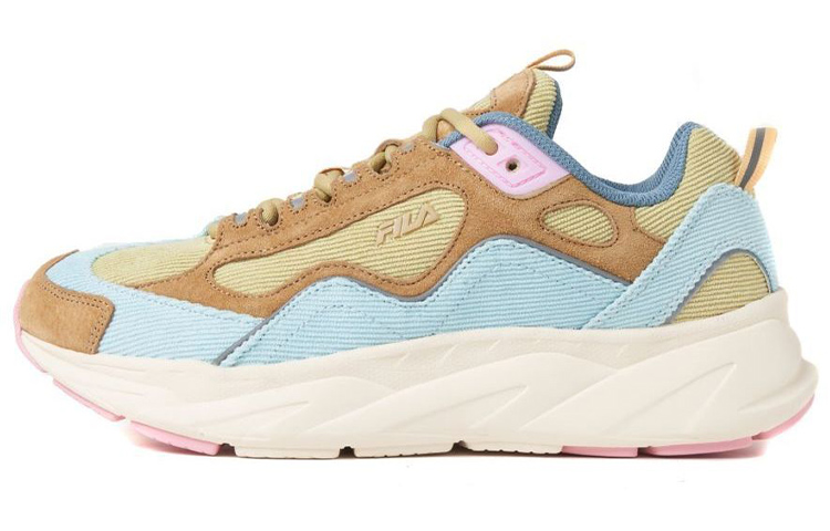 (Women) FILA Trigate x 24K x Retro Japan Edition 'Corduroy Color-Block Blue Pink Beige' USS21033921