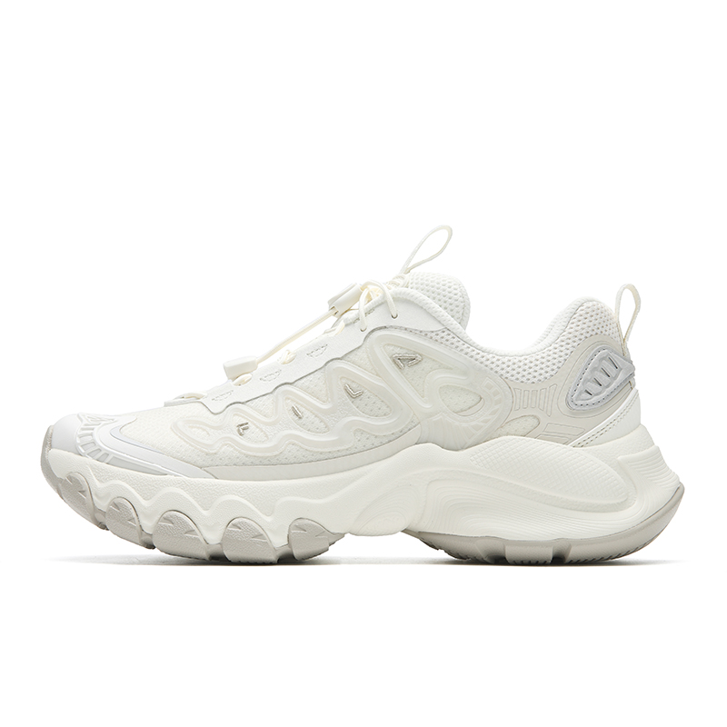 (Women) FILA Truffle Chunky Sneakers - Beige Retro Dad Shoes, Stylish & Comfy F12W621111FTM