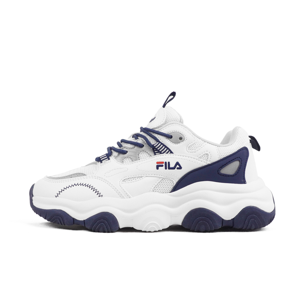 (W) FILA Turbine Casual Shoes White Blue White-Blue
