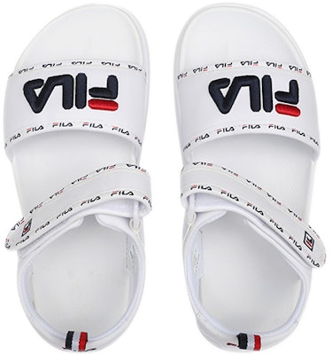 (W) FILA 厚底ベルクロサンダル (韓国限定ホワイト) 4SM00520_147 Shop (W) FILA 厚底ベルクロサンダル (韓国限定ホワイト) 4SM00520_147