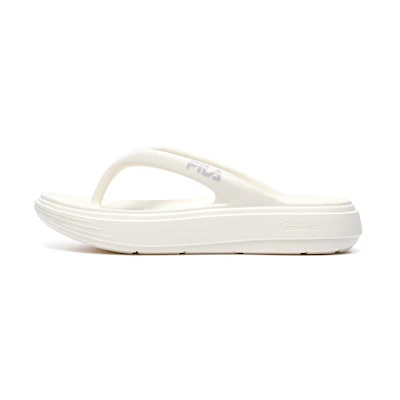 (W) FILA Velvet Slide 'White'