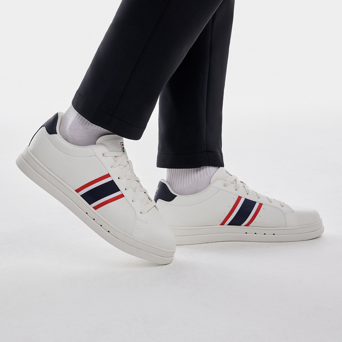 Cheap FILA 斐樂VIGOR呼吸板鞋2023春輕便休閒鞋 雪白